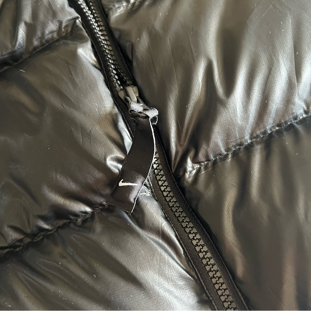 Nike Black Puffer Jacket Medium - image 8